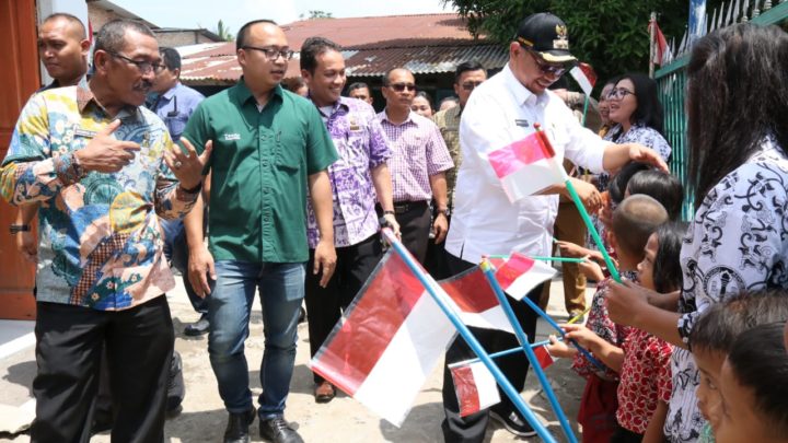 Akhyar Resmikan Sarana Air Bersih & Sanitasi di SD Yabes Medan Deli