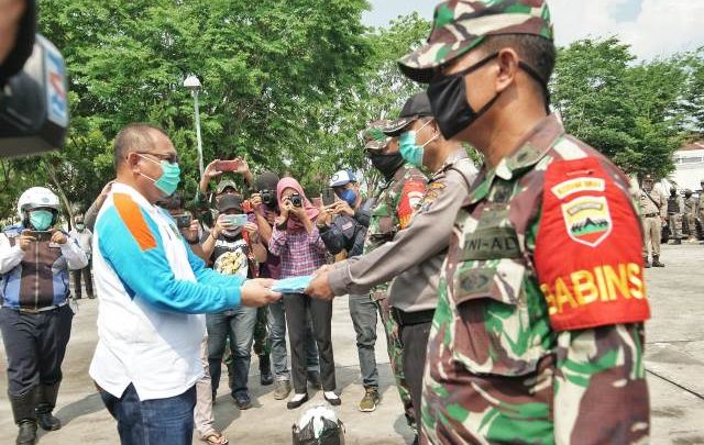 Antisipasi Covid-19, Akhyar Laksanakan Gerakan 1 Juta Masker