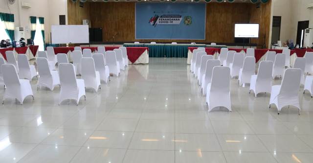 Posko Gugus Tugas Covid-19 Kota Medan Di Gedung Dharma Wanita
