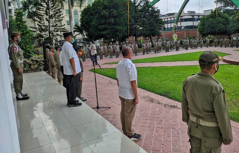 Akhyar Minta Satpol PP Cegah Kerumunan Masyarakat