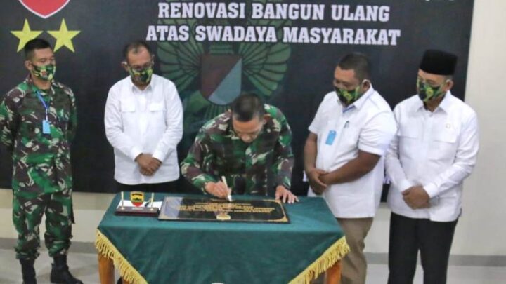 Akhyar Dampingi Pangdam I/BB Resmikan Kantor Koramil 10/ML