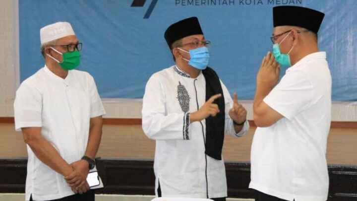 Pemko Medan Terima Bantuan 2.200 Paket Sembako dan 1.000 Helm APD