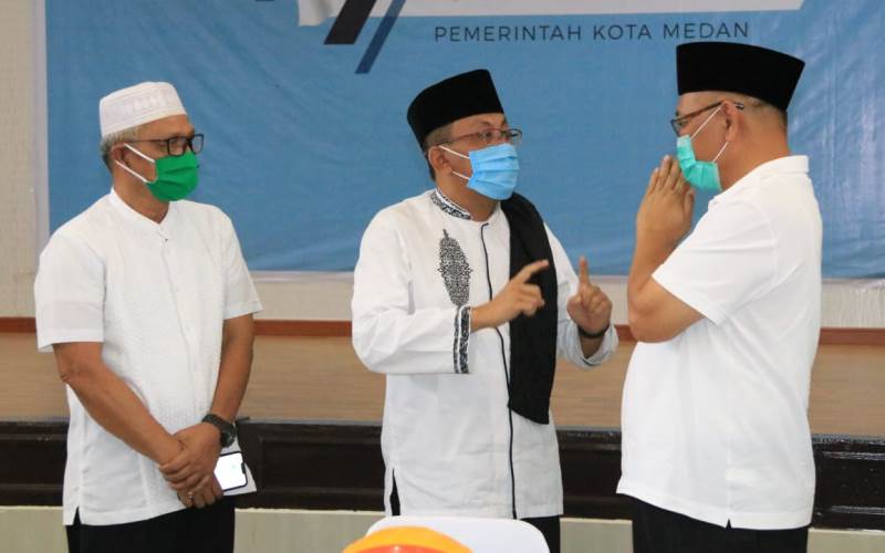 Pemko Medan Terima Bantuan 2.200 Paket Sembako dan 1.000 Helm APD