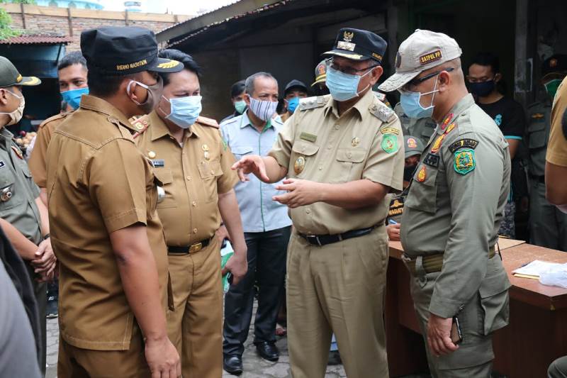 Akhyar Pimpin Razia Masker, 16 KTP Warga Disita