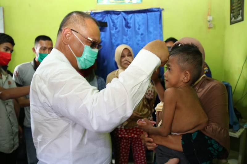 Akhyar Terharu Melihat Kondisi Anak Penderita Kelainan Fisik