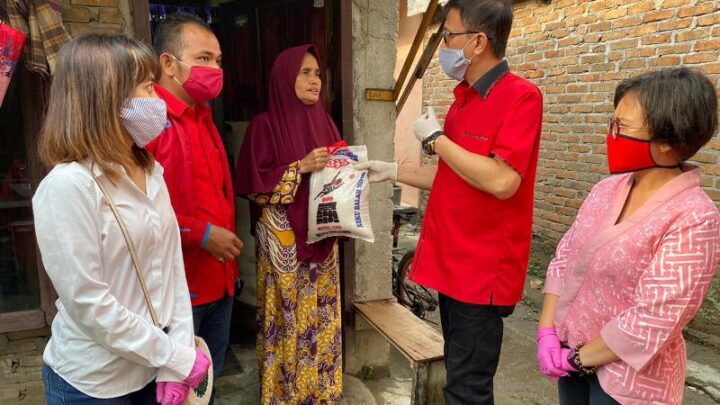 Bagikan 3,5 Ton Beras, Hasyim: Masih Banyak Warga Belum Terima Bantuan Dari Pemko Medan
