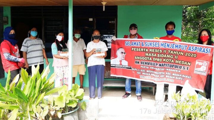 Renville Napitupulu Datangi Warga Sei Wampu Baru