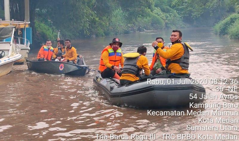 Sosialisasi AKB, BPBD Kota Medan Susur Sungai Deli Sosialisasi AKB, BPBD Kota Medan Susur Sungai Deli