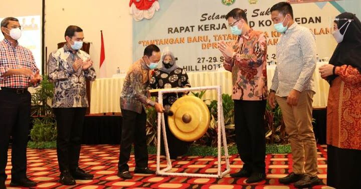 Pjs Wali Kota Buka Raker DPRD Kota Medan