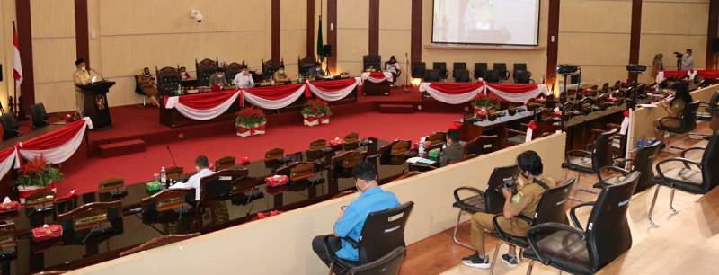 Akhyar Sampaikan Nota Jawaban Atas Pemandangan Umum Fraksi Di DPRD Medan Tentang R-APBD 2020 Akhyar Sampaikan Nota Jawaban Atas Pemandangan Umum Fraksi Di DPRD Medan Tentang R-APBD 2020
