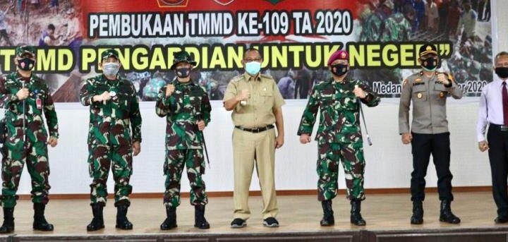 Akhyar: Pemko Medan Dukung Penuh Kodim 0201/BS Laksanakan TMMD Di Tanah 600