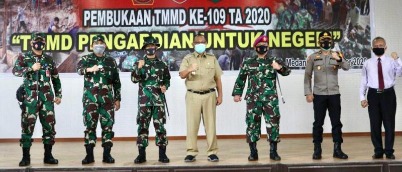 Akhyar: Pemko Medan Dukung Penuh Kodim 0201/BS Laksanakan TMMD Di Tanah 600