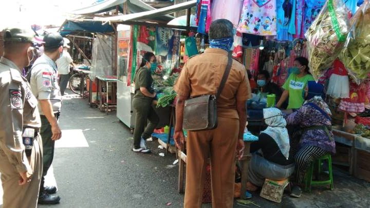 Pemko Medan Gencar Razia Masker Di Pasar Beruang