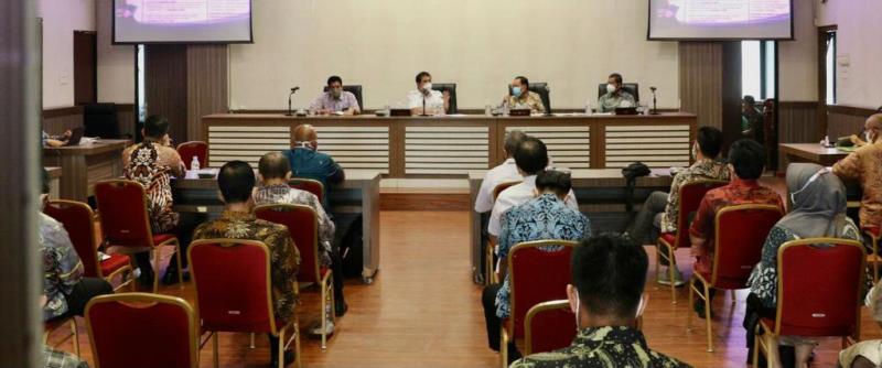 Pjs Walikota Medan Minta OPD Berikan Data Valid Terkait Penanganan Covid-19 dan APBD