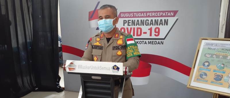 Abaikan Protokol Kesehatan Covid 19, Satpol PP Kota Medan Tetap Lakukan Tindakan Tegas