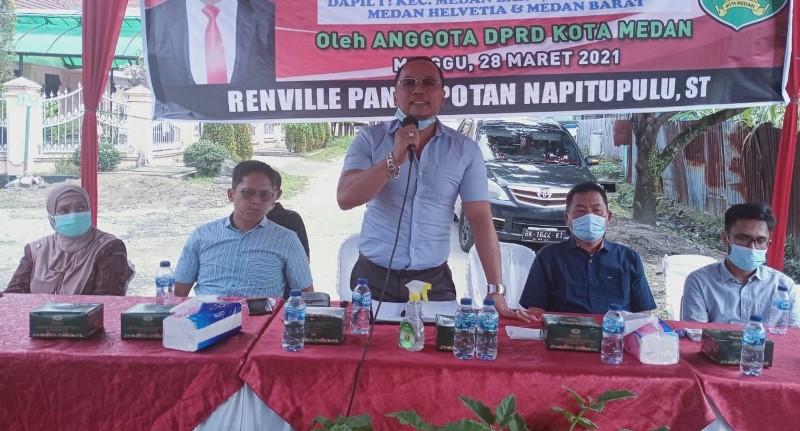 Renville P. Napitupulu Perjuangkan Yang Masuk DTKS Terima Bantuan Renville P. Napitupulu Perjuangkan Yang Masuk DTKS Terima Bantuan