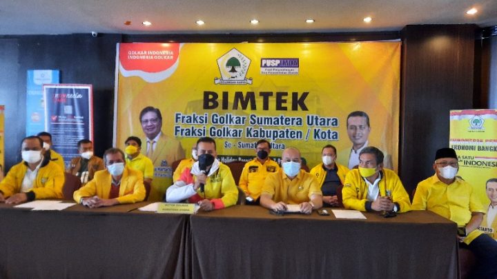 Menangkan Pemilu 2024, DPD Golkar Sumut Bekali Seluruh Legislatornya dengan Bimtek