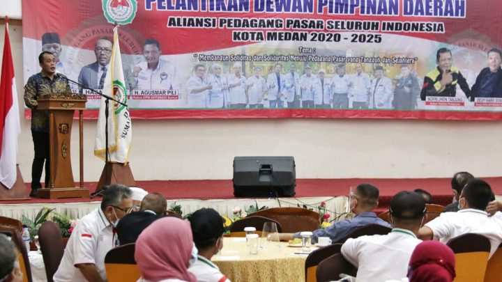 Hadiri Pelantikan Pengurus DPD APPSINDO, Wakil Wali Kota Medan Bantu Pedagang Terapkan Digitalisasi