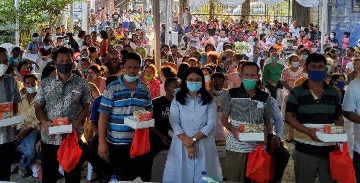 Margaret MS Minta Warga Kelurahan Bahari Jaga Kebersihan Lingkungan