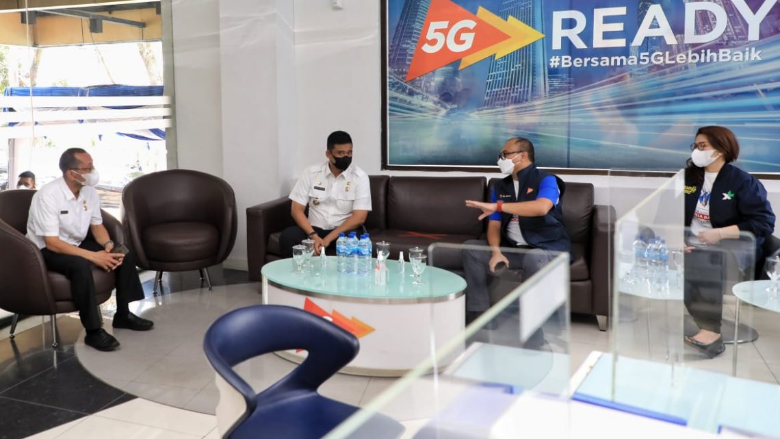 Bobby Nasution Hadiri Peluncuran Jaringan 5G di Medan Bobby Nasution Hadiri Peluncuran Jaringan 5G di Medan