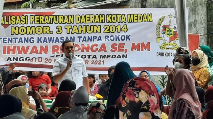Sosper Nomor 3/ 2014, Ihwan Ritonga Ingatkan Warga Jangan Merokok di Fasum