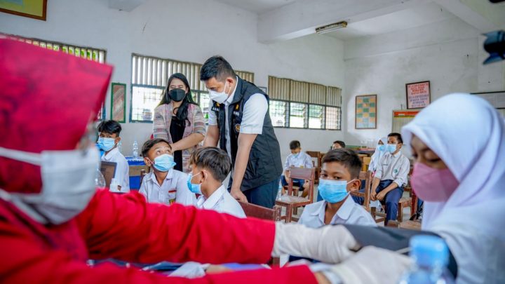 103. 339 Pelajar di Medan Telah Divaksin Kedua