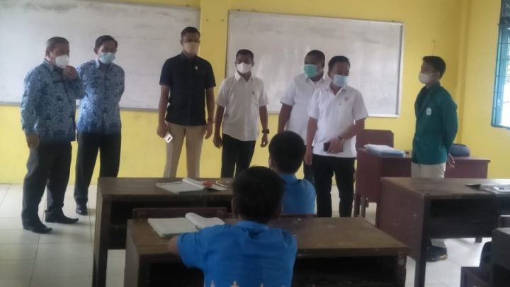 Komisi II DPRD Medan Tinjau PTM Terpadu di Sejumlah SMP