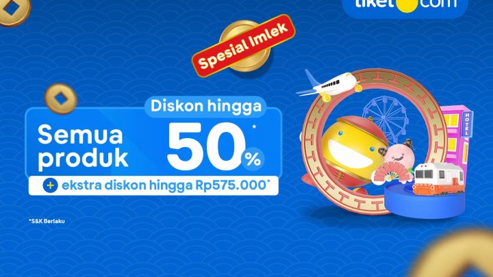 Sambut Hari Raya Imlek 2022, tiket.com Gelar Promo Diskon Tanggal Muda