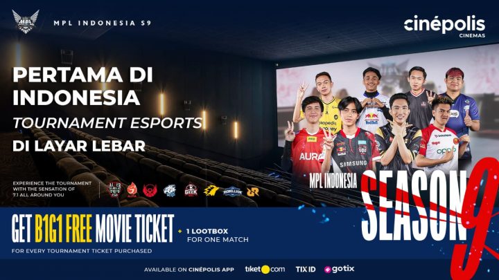 MPL Indonesia Gandeng MPL Indonesia Gandeng Cinepolis Cinemas, Tiket Nonton Beli di tiket.com