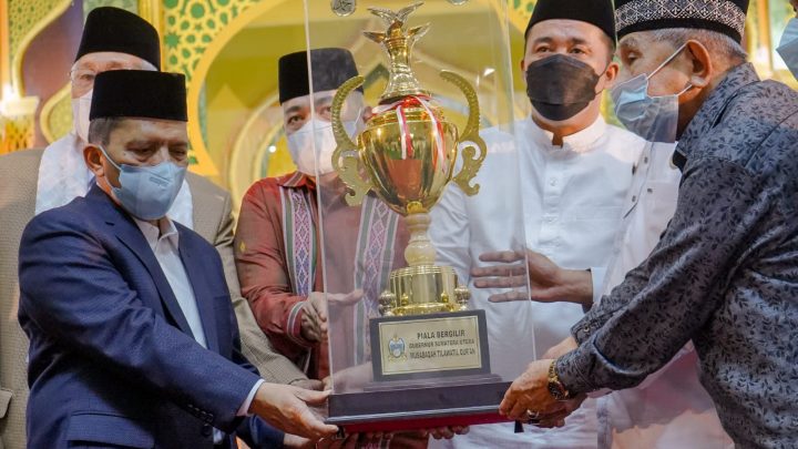 Kota Medan Juara Umum MTQ ke-38 Tahun 2022 Tingkat Provinsi Sumut