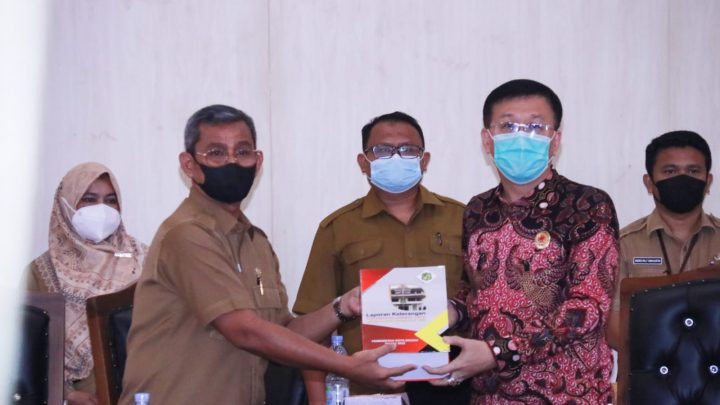 Pemko Medan Sampaikan LKPJ Akhir Tahun Lewat Rapat Paripurna DPRD Medan