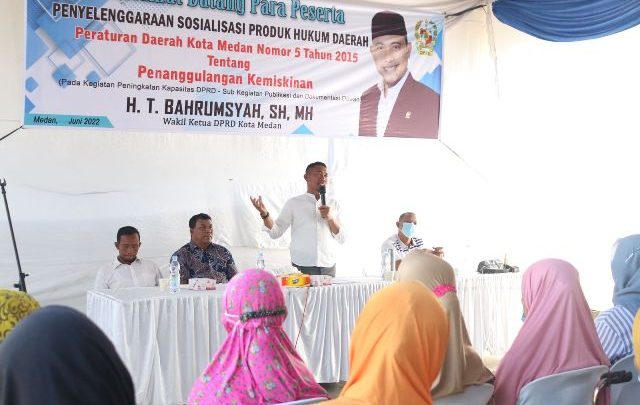 T Bahrumsyah: Harusnya Perda 5/2015 Jadi Proteksi Pemko Medan Bantu Warga Miskin