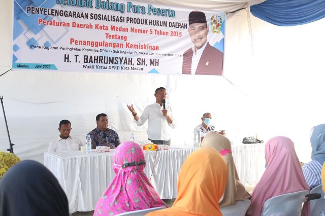 T Bahrumsyah: Harusnya Perda 5/2015 Jadi Proteksi Pemko Medan Bantu Warga Miskin T Bahrumsyah: Harusnya Perda 5/2015 Jadi Proteksi Pemko Medan Bantu Warga Miskin