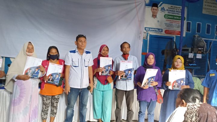 Edi Saputra Sosialisasi Perda Penanggulangan Kemiskinan