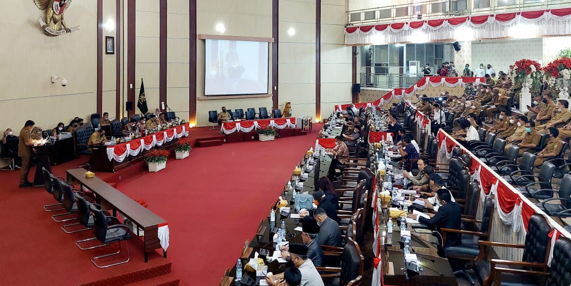 DPRD Medan Gelar Rapat Paripurna Penyampaian LPj Walikota Medan TA 2021