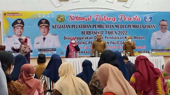 Disdik Medan Gelar Pelatihan Pembuatan Media Pembelajaran Berbasis IT