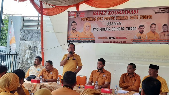 DPC Hanura Medan Siap Hadapi Verifikasi Faktual dan Optimis Raih 6 Kursi di Pileg 2024