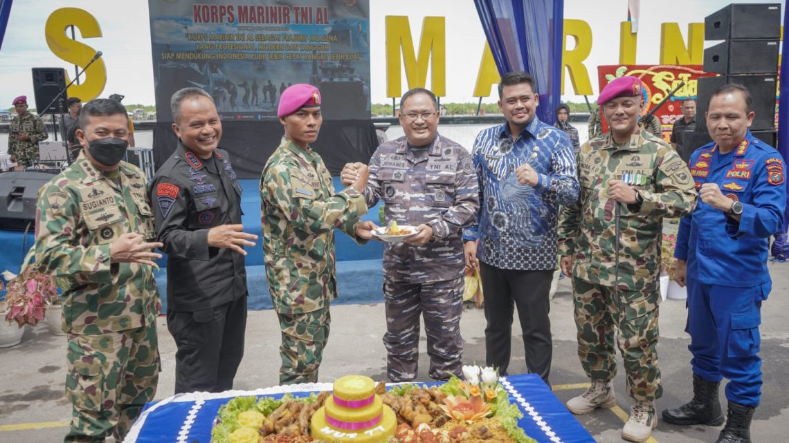 Hadiri HUT ke-77 Korps Marinir Tahun 2022, Bobby Nasution: Terima Kasih Kepada Marinir