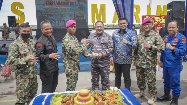Hadiri HUT ke-77 Korps Marinir Tahun 2022, Bobby Nasution: Terima Kasih Kepada Marinir