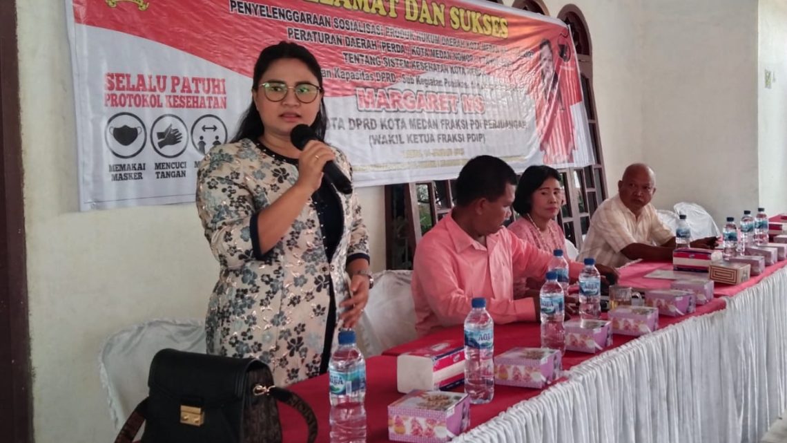 Margaret MS Sosialisasikan Perda Sistem Kesehatan Margaret MS Sosialisasikan Perda Sistem Kesehatan