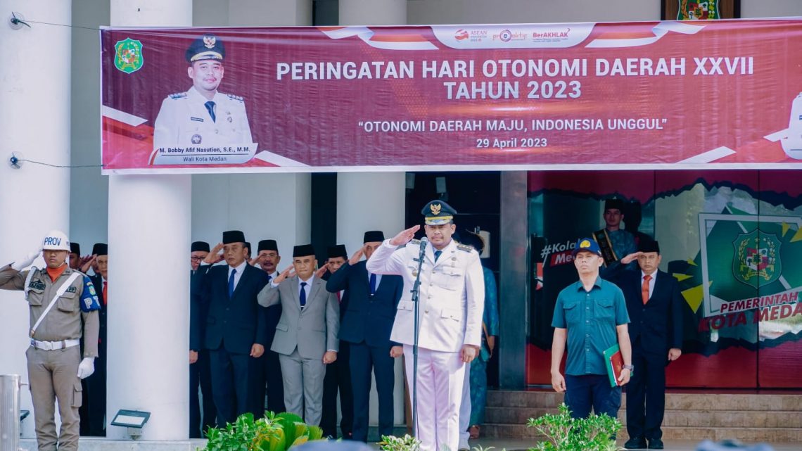 Bobby Nasution Pimpin Upacara Peringatan Hari Otda XXVII: Tujuan Otda Untuk Kemandirian Fiskal Bobby Nasution Pimpin Upacara Peringatan Hari Otda XXVII: Tujuan Otda Untuk Kemandirian Fiskal
