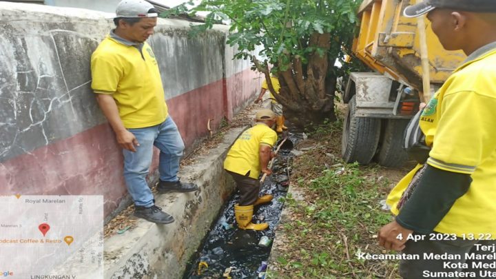Dalam Sebulan, 4.000 Meter Drainase di Medan Utara Tuntas Dinormalisasi