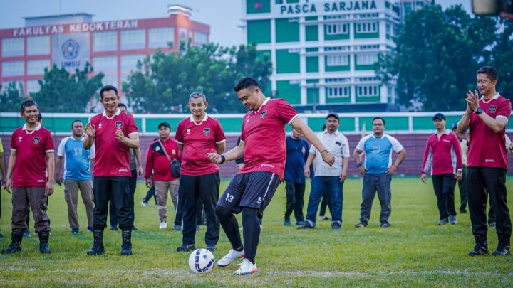 Bobby Nasution Resmi Buka Kompetisi Sepak Bola Antar Instansi Meriahkan HUT Kota Medan ke -433