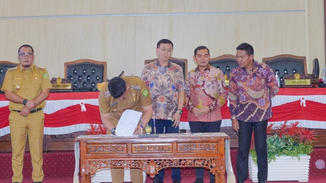 Seluruh Fraksi DPRD Setujui Ranperda Pertanggungjawaban Pelaksanaan APBD Kota Medan 2022 Seluruh Fraksi DPRD Setujui Ranperda Pertanggungjawaban Pelaksanaan APBD Kota Medan 2022