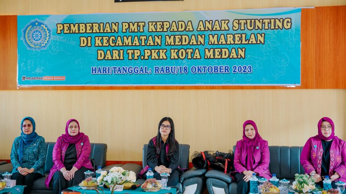 TP PKK Kota Medan Tiingkatkan Gizi 37 Anak Stunting di Medan Marelan TP PKK Kota Medan Tiingkatkan Gizi 37 Anak Stunting di Medan Marelan