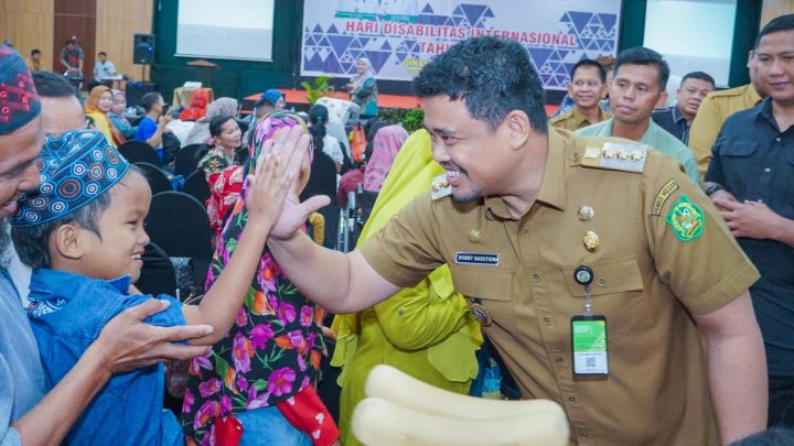 Bobby Nasution Buktikan Kepeduliaannya Terhadap Penyandang Disabilitas