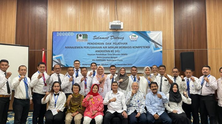 Pelatihan Manajemen Perusahaan Air Minum Angkatan 143 Berakhir, Kabir Bedi : Pegawai Harus Punya Kompetensi di Bidangnya