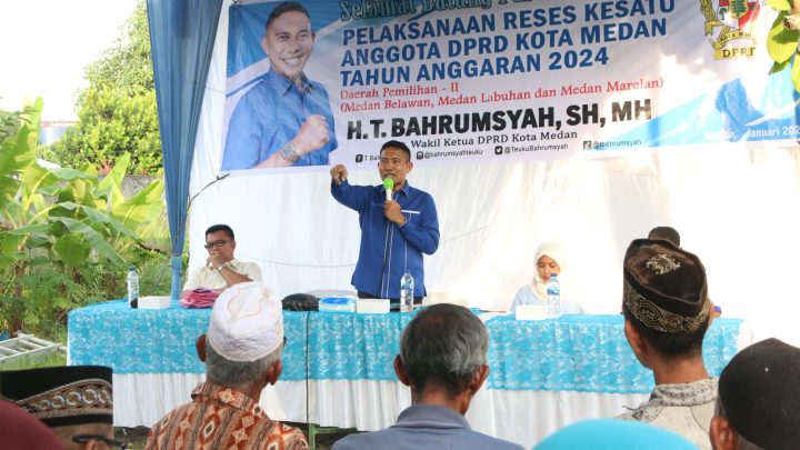 Gelar Reses di Belawan, Bahrumsyah Harap Pembangunan Tak Hanya Fisik Semata Tapi Juga Pemberdayaan dan Sosial