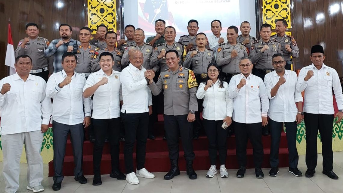 Komisi I – Polres Pelabuhan Belawan Sepakat Ciptakan Suasana Kondusif Pemilu 2024