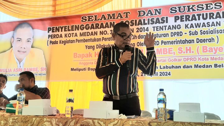 Anggota DPRD Kota Medan, Bayek Ingatkan Warga Tidak Merokok Sembarangan, Ada Sanksinya